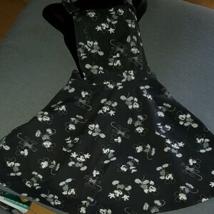 Disney Black Dress with Mickey Mouse Print
